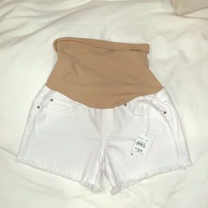 Maternity jean short cutoffs white, Joe’s. New!